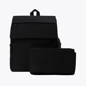 BEIS Ultimate Diaper Backpack in Black - barely used, like New